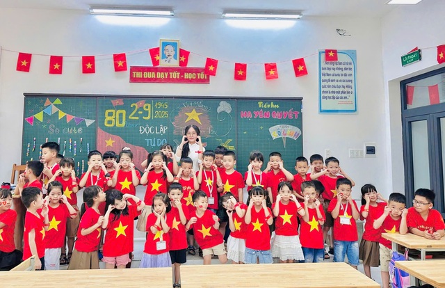 Cầu Giấy (Hà Nội): Khánh thành Trường Tiểu học và THCS Hạ Yên Quyết- Ảnh 4. Cầu Giấy (Hà Nội): Khánh thành Trường Tiểu học và THCS Hạ Yên Quyết- Ảnh 4.