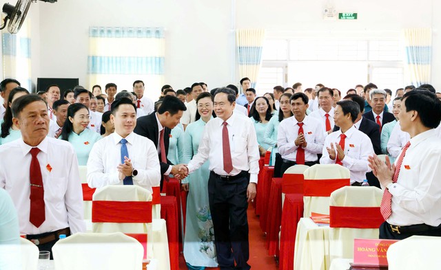 Chủ tịch Quốc hội Trần Thanh Mẫn dự và phát biểu chỉ đạo Đại hội đại biểu Đảng bộ xã Thạnh Xuân, thành phố Cần Thơ- Ảnh 2. Chủ tịch Quốc hội Trần Thanh Mẫn dự và phát biểu chỉ đạo Đại hội đại biểu Đảng bộ xã Thạnh Xuân, thành phố Cần Thơ- Ảnh 2.