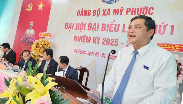 Giám đốc Sở VH, TT & DL TP Cần Thơ: Chỉ đạo Đại hội đại biểu Đảng bộ xã Mỹ Phước- Ảnh 2. Giám đốc Sở VH, TT & DL TP Cần Thơ: Chỉ đạo Đại hội đại biểu Đảng bộ xã Mỹ Phước- Ảnh 2.