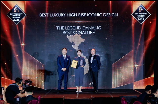 Thiết kế dự án The Legend Danang được vinh danh tại Dot Property Awards 2025- Ảnh 1. Thiết kế dự án The Legend Danang được vinh danh tại Dot Property Awards 2025- Ảnh 1.