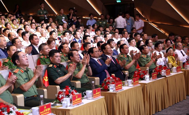 Thủ tướng Phạm Minh Chính dự Đại hội Thi đua "Vì an ninh Tổ quốc" lần thứ IX- Ảnh 1.