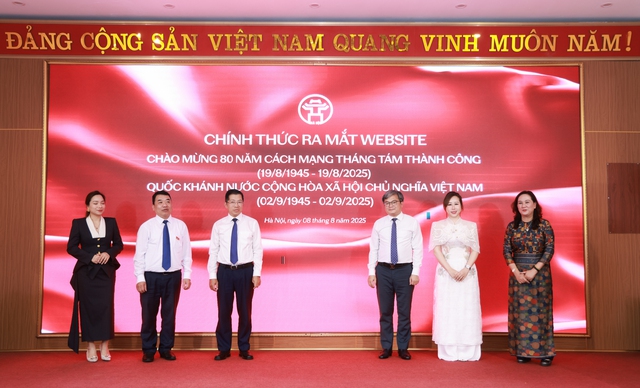 Hà Nội: Ra mắt website "A80 - Tự hào Việt Nam" tích hợp nhiều tiện ích chào mừng Quốc khánh 2/9- Ảnh 1.