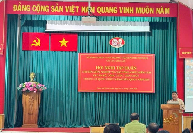 Thạc sĩ Nguyễn Văn Tiến - Giảng viên Khoa Chính sách công, Trường Chính sách công (Bộ Nông nghiệp và Môi trường) Phổ biến điểm mới của Thông tư, Nghị định