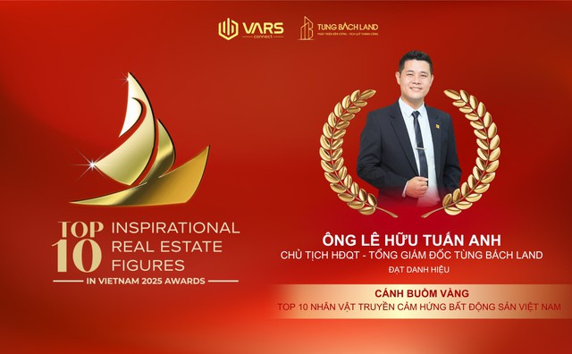 CEO Tùng Bách Land - Top 10 Nhà lãnh đạo truyền cảm hứng của ngành bất động sản Việt Nam- Ảnh 1. CEO Tùng Bách Land - Top 10 Nhà lãnh đạo truyền cảm hứng của ngành bất động sản Việt Nam- Ảnh 1.