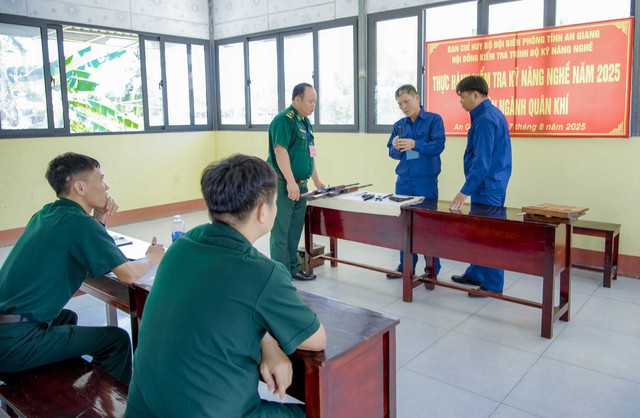 BĐBP tỉnh An Giang: Kiểm tra trình độ kỹ năng nghề đối với nhân viên chuyên môn- Ảnh 1.