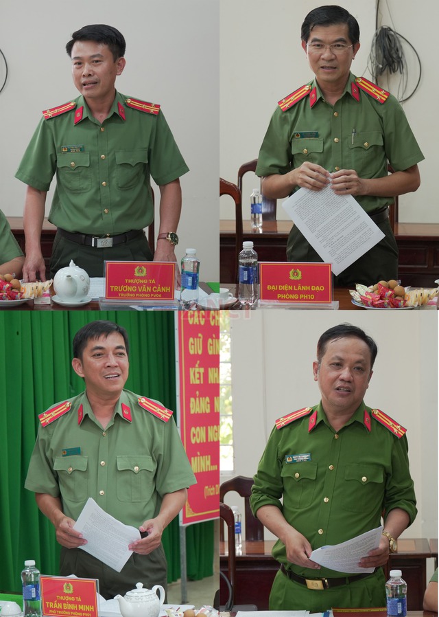Lãnh đạo Công an TP Cần Thơ làm việc với Công an phường Thới Long và Công an xã Thạnh Quới- Ảnh 2.