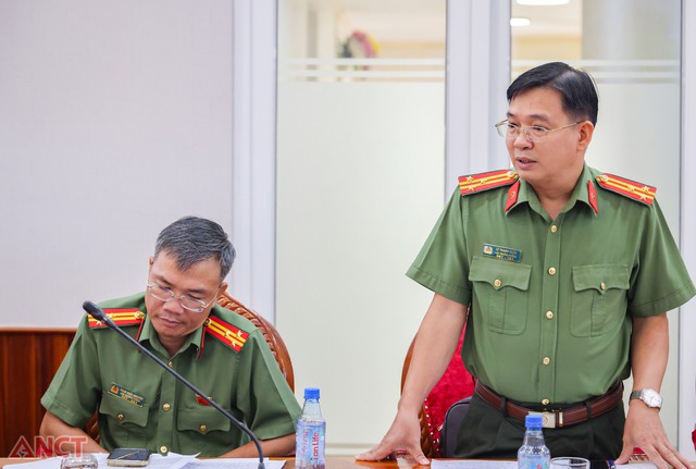 Công an TP Cần Thơ làm việc với Đoàn công tác của Cục An ninh nội địa, Bộ Công an- Ảnh 2.