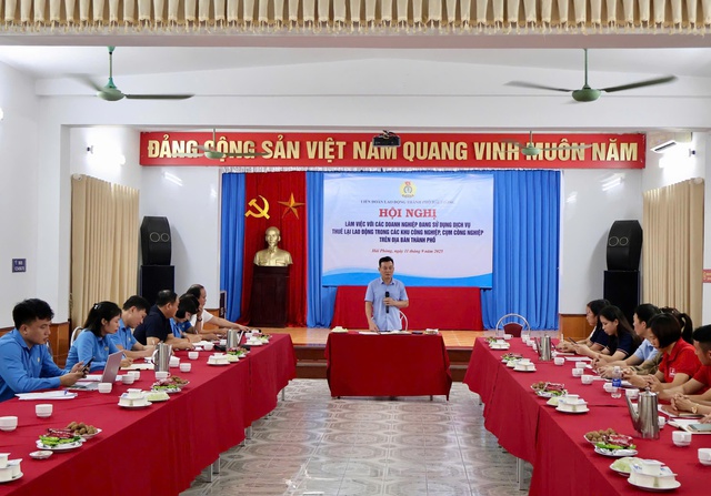 Hải Phòng: Gặp gỡ doanh nghiệp thuê lại lao động tại khu Tây, tìm giải pháp hỗ trợ cung ứng nhân lực- Ảnh 1.