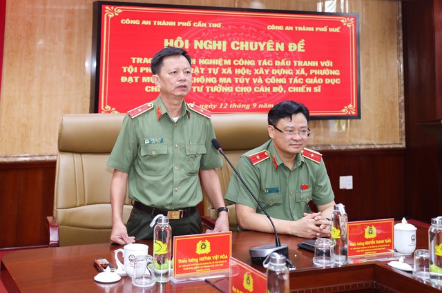 Công an TP Cần Thơ và Công an TP Huế tăng cường phối hợp, trao đổi kinh nghiệm công tác- Ảnh 13.