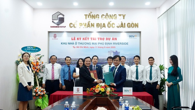 Ký kết tài trợ vốn cho dự án Khu nhà ở thương mại Phú Định Riverside- Ảnh 1.