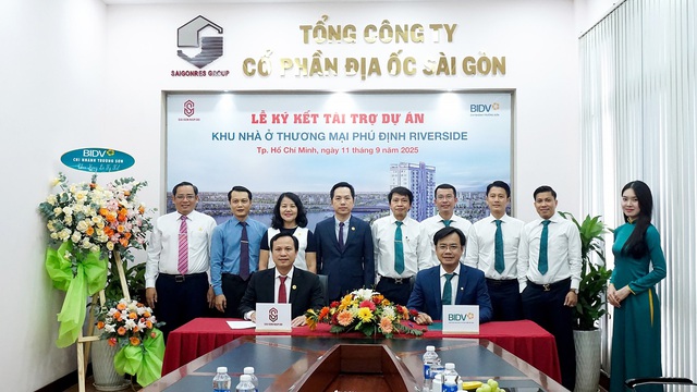Ký kết tài trợ vốn cho dự án Khu nhà ở thương mại Phú Định Riverside- Ảnh 2.