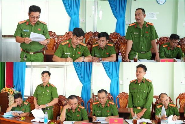 Lãnh đạo Công an TP Cần Thơ làm việc với Công an xã An Ninh- Ảnh 3.