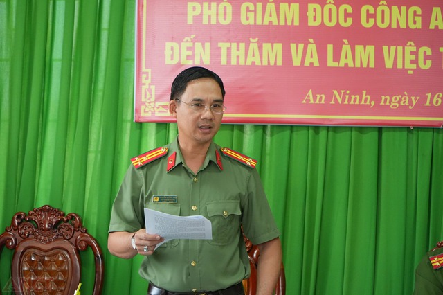 Lãnh đạo Công an TP Cần Thơ làm việc với Công an xã An Ninh- Ảnh 6.