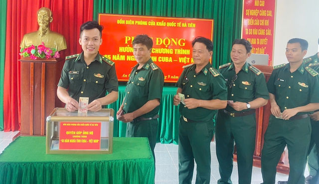 BĐBP tỉnh An Giang góp sức vun đắp tình hữu nghị Việt Nam - Cuba- Ảnh 2.