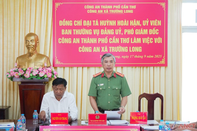 Công an TP. Cần Thơ: Kiểm tra toàn diện tại Công an xã Trường Long- Ảnh 4.