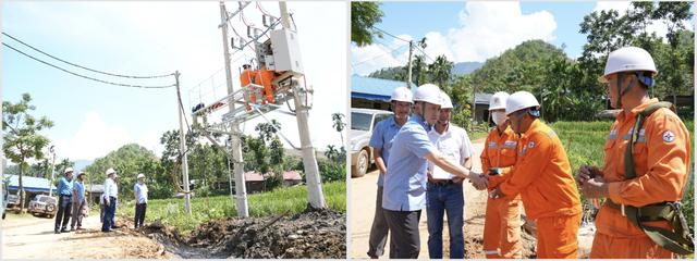 PC Thanh Hóa: Kiểm tra khắc phục thiệt hại sau bão số 5 và làm việc với địa phương về lộ trình đẩy mạnh đầu tư hiện đại hóa lưới điện- Ảnh 1.