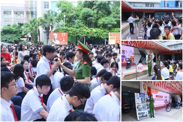 Hà Nội: Đẩy mạnh tuyên truyền pháp luật về TTATGT tại các trường học- Ảnh 1.