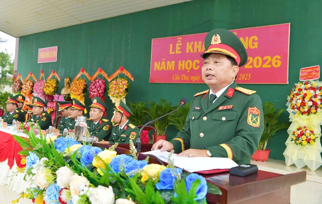 Trường Quân sự Quân khu 9 khai giảng năm học 2025-2026- Ảnh 2.