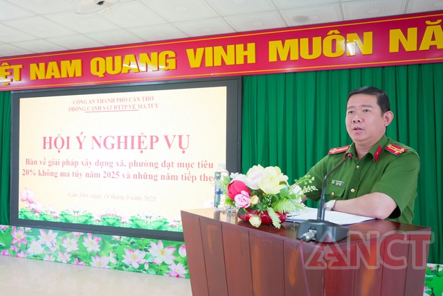 Quyết tâm xây dựng 20% địa bàn xã, phường không ma túy năm 2025 trên địa bàn TP Cần Thơ - Ảnh 4. Quyết tâm xây dựng 20% địa bàn xã, phường không ma túy năm 2025 trên địa bàn TP Cần Thơ - Ảnh 4.