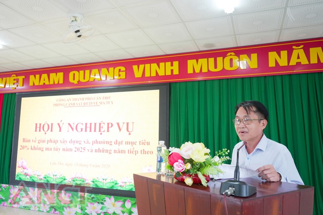 Quyết tâm xây dựng 20% địa bàn xã, phường không ma túy năm 2025 trên địa bàn TP Cần Thơ - Ảnh 7. Quyết tâm xây dựng 20% địa bàn xã, phường không ma túy năm 2025 trên địa bàn TP Cần Thơ - Ảnh 7.