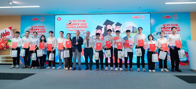 Acecook Happy Scholarship 2025: Lan tỏa hạnh phúc, 
chắp cánh ước mơ cho học sinh, sinh viên
- Ảnh 1.