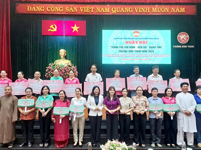 Phường Bình Thạnh, TP.HCM: Tổ chức ngày hội “Thành phố văn minh - hiện đại - nghĩa tình”- Ảnh 1.
