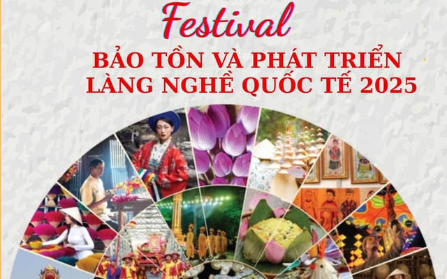 350 gian hàng sẽ tham gia Festival Bảo tồn và Phát triển làng nghề quốc tế năm 2025 tại Hà Nội- Ảnh 1.