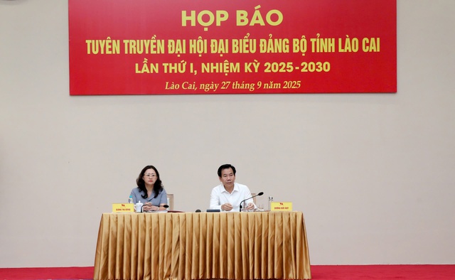 Đại hội Đảng bộ tỉnh Lào Cai lần thứ I: Ứng dụng mạnh mẽ chuyển đổi số và công nghệ AI- Ảnh 1.