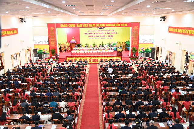 Công an TP Cần Thơ góp phần vào thành công của Đại hội Đảng bộ TP Cần Thơ lần thứ I- Ảnh 1.