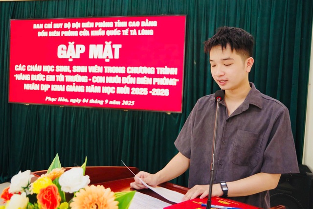 Hành trình lớn lên cùng chương trình “Con nuôi đồn Biên phòng”- Ảnh 1.