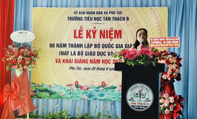 Vĩnh Long: Trường Tiểu học Tân Thạch B khai giảng năm học mới- Ảnh 2. Vĩnh Long: Trường Tiểu học Tân Thạch B khai giảng năm học mới- Ảnh 2.