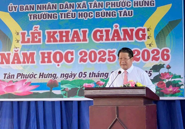 Cần Thơ: Trường Tiểu học Búng Tàu khai giảng năm học mới 2025-2026- Ảnh 2. Cần Thơ: Trường Tiểu học Búng Tàu khai giảng năm học mới 2025-2026- Ảnh 2.