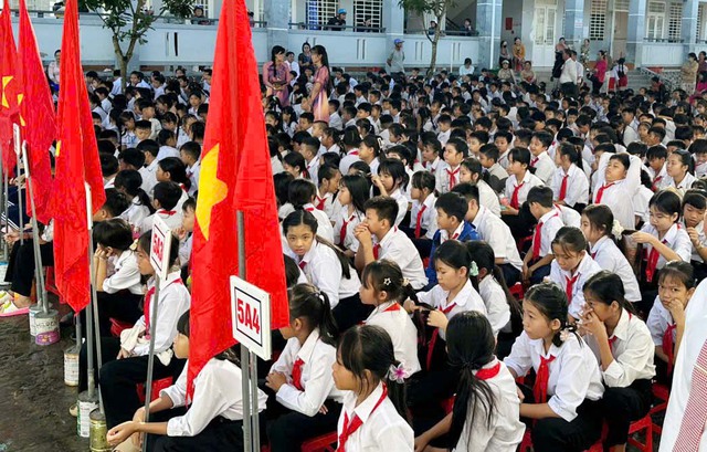 Cần Thơ: Trường Tiểu học Búng Tàu khai giảng năm học mới 2025-2026- Ảnh 3. Cần Thơ: Trường Tiểu học Búng Tàu khai giảng năm học mới 2025-2026- Ảnh 3.