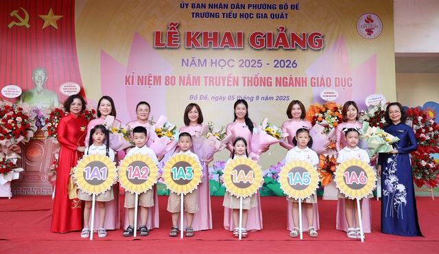 Trường Tiểu học Gia Quất và Lễ khai giảng đặc biệt của năm học 2025 - 2026- Ảnh 4. Trường Tiểu học Gia Quất và Lễ khai giảng đặc biệt của năm học 2025 - 2026- Ảnh 4.