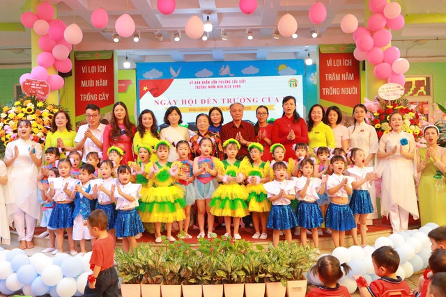 Rộn ràng Lễ khai giảng tại Trường Mầm non Dịch Vọng- Ảnh 7.