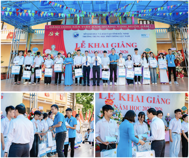 Công đoàn Bắc Ninh đồng hành cùng học sinh vượt khó nhân dịp khai giảng năm học mới 2025–2026- Ảnh 2. Công đoàn Bắc Ninh đồng hành cùng học sinh vượt khó nhân dịp khai giảng năm học mới 2025–2026- Ảnh 2.