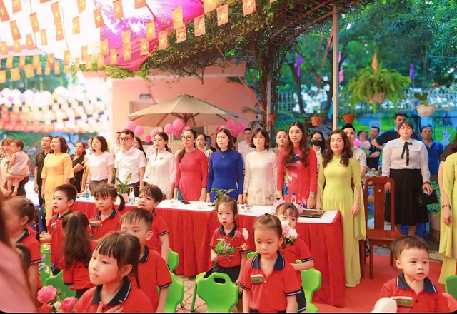 Rộn ràng Lễ khai giảng tại Trường Mầm non Dịch Vọng- Ảnh 6.