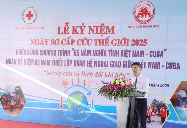 Thanh Hóa: Kỷ niệm Ngày Sơ cấp cứu Thế giới năm 2025 - Ảnh 1. Thanh Hóa: Kỷ niệm Ngày Sơ cấp cứu Thế giới năm 2025 - Ảnh 1.