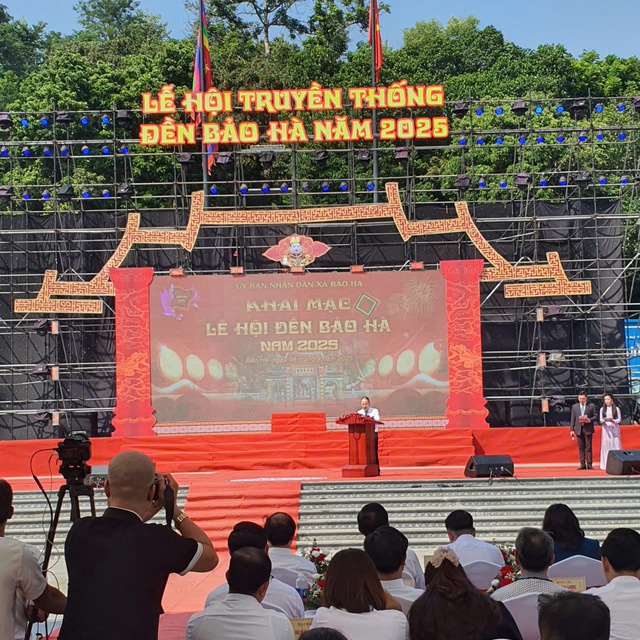 Lào Cai: Tưng bừng khai mạc Lễ hội đền Bảo Hà năm 2025- Ảnh 1. Lào Cai: Tưng bừng khai mạc Lễ hội đền Bảo Hà năm 2025- Ảnh 1.