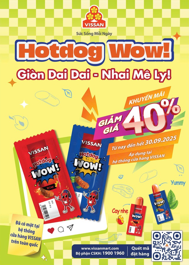 VISSAN ra mắt sản phẩm mới - hotdog wow!- Ảnh 1.