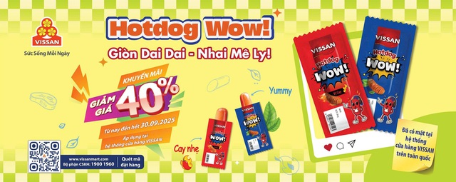 VISSAN ra mắt sản phẩm mới - hotdog wow!- Ảnh 2.