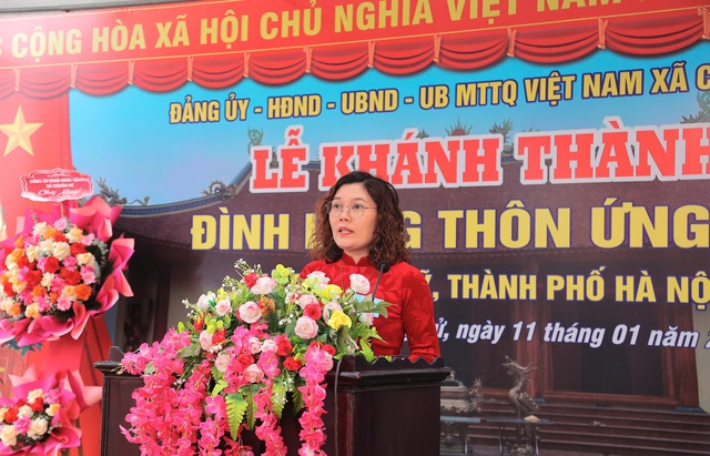 Hà Nội: Xã Chuyên Mỹ long trọng khánh thành Đình làng Ứng Cử- Ảnh 2. Hà Nội: Xã Chuyên Mỹ long trọng khánh thành Đình làng Ứng Cử- Ảnh 2.