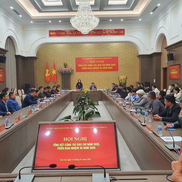Lào Cai: Tổng kết công tác báo chí năm 2025, triển khai nhiệm vụ năm 2026- Ảnh 1.