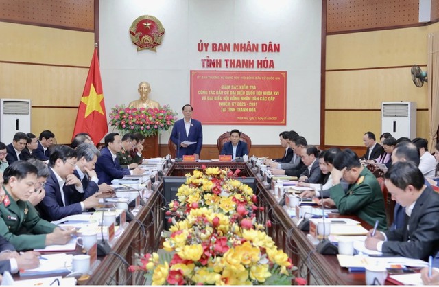 Thanh Hóa tạo khí thế, củng cố niềm tin hướng về ngày hội bầu cử- Ảnh 1.