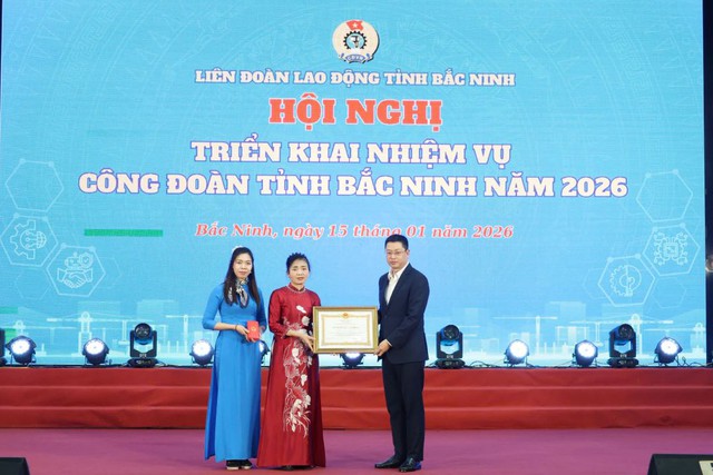 Liên đoàn Lao động tỉnh Bắc Ninh: Tổ chức hội nghị triển khai nhiệm vụ công đoàn năm 2026- Ảnh 2.