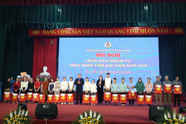 Liên đoàn Lao động tỉnh Bắc Ninh: Tổ chức hội nghị triển khai nhiệm vụ công đoàn năm 2026- Ảnh 1.