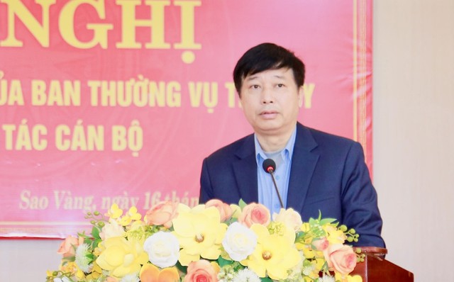 Thanh Hóa: Công bố Quyết định của Ban Thường vụ Tỉnh ủy về công tác cán bộ- Ảnh 2.