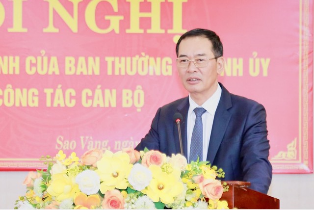 Thanh Hóa: Công bố Quyết định của Ban Thường vụ Tỉnh ủy về công tác cán bộ- Ảnh 3.