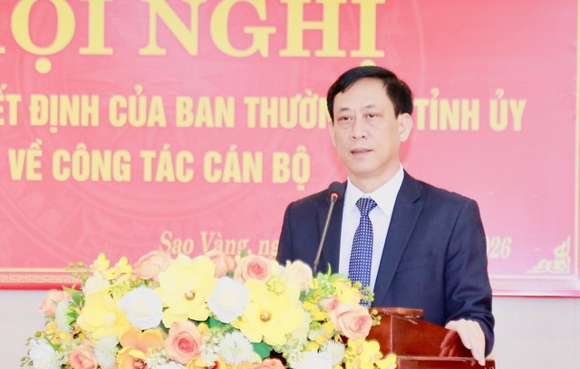 Thanh Hóa: Công bố Quyết định của Ban Thường vụ Tỉnh ủy về công tác cán bộ- Ảnh 4.