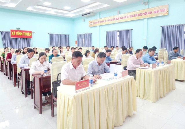 An Giang: Xã Vĩnh Thuận tổng kết công tác Xây dựng Đảng và công tác tự phê bình, phê bình năm 2025- Ảnh 2.